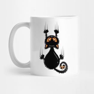 Sliding cat Mug